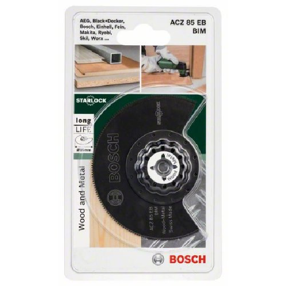 BIM Segmentsägeblatt ACZ 85 EB Starlock, Wood and Metal, 85 mm-Beschreibung lesen