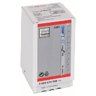 Stichsägeblatt T 118 BF Flexible for Metal, 100er-Pack-Beschreibung lesen