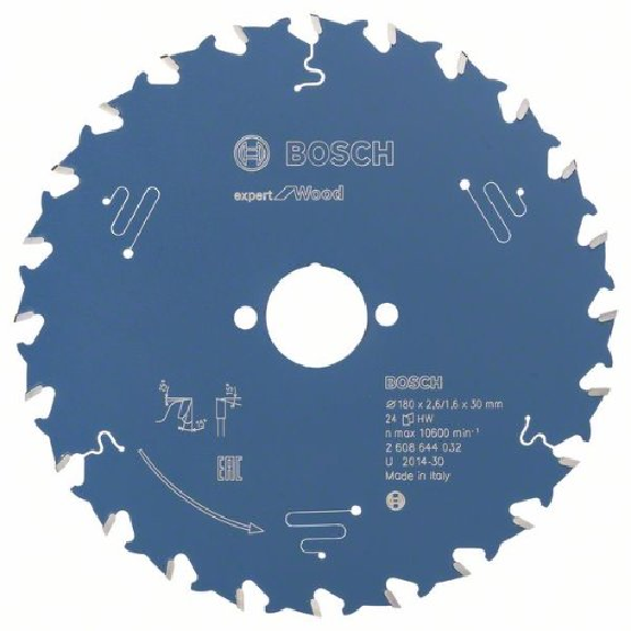 Kreissägeblatt Expert for Wood, 180 x 30 x 2,6 mm, 24 Kreissägeblatt Expert for Wood, 180 x 30 x 2,6 mm, 24-Beschreibung lesen