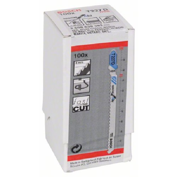 Stichsägeblatt T 227 D Special for Alu, 100er-Pack-Beschreibung lesen