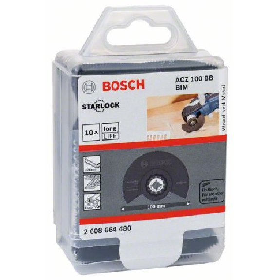 BIM Segmentsägeblatt ACZ 100 BB, Wood and Metal, 100 mm, 10er-Pack-Beschreibung lesen