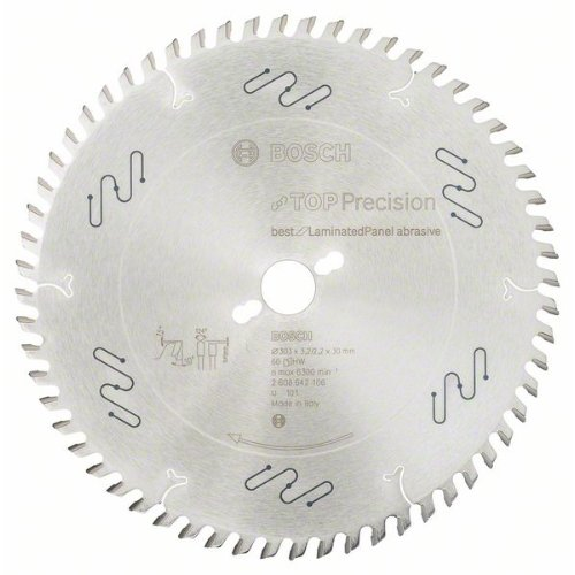 Kreissägeblatt Top Precision Best for Laminated Panel Abrasive 303x30x3,2 mm, 60-Beschreibung lesen