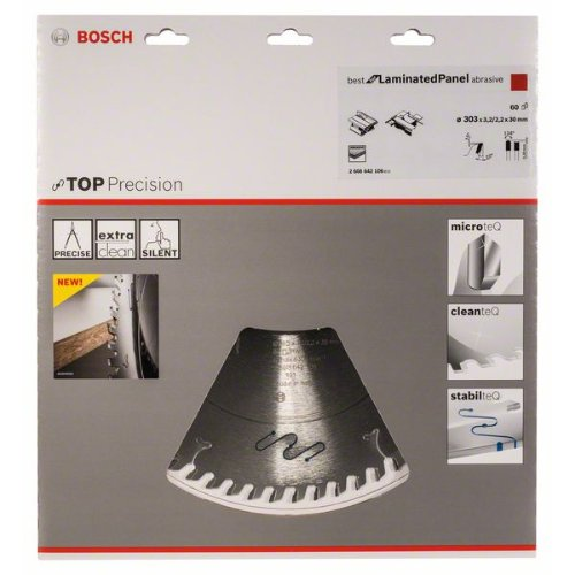 Kreissägeblatt Top Precision Best for Laminated Panel Abrasive 303x30x3,2 mm, 60-Beschreibung lesen
