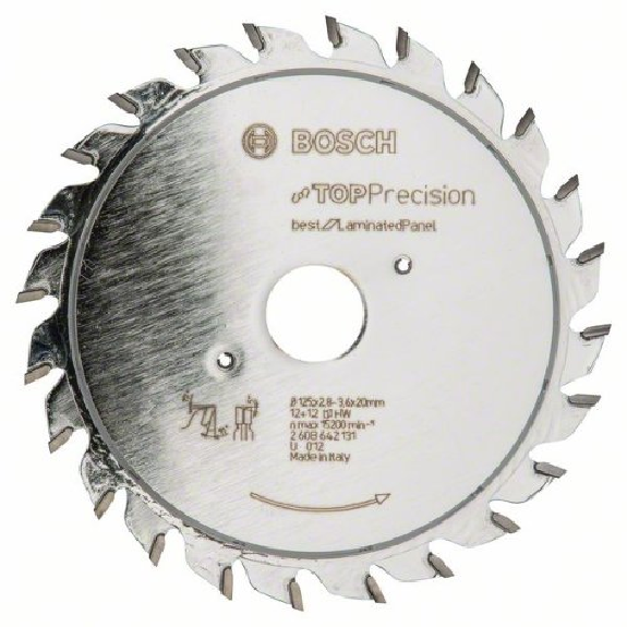 Vorritzblatt Top Precision Best for Laminated Panel, 125 x 20 x 2,8 - 3,6 mm-Beschreibung lesen