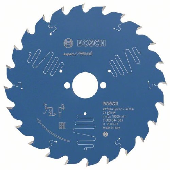 Kreissägeblatt Expert for Wood, 190 x 30 x 2,0 mm, 24 Kreissägeblatt Expert for Wood, 190 x 30 x 2,0 mm, 24-Beschreibung lesen