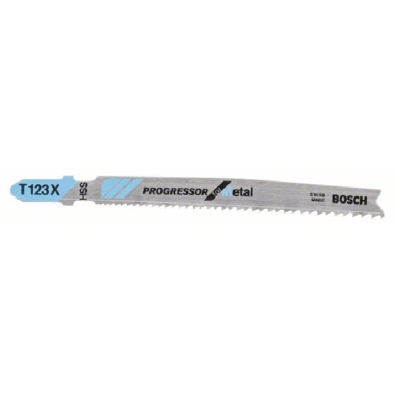 Stichsägeblatt T 123 XF Progressor for Metal, 100er-Pack-Beschreibung lesen
