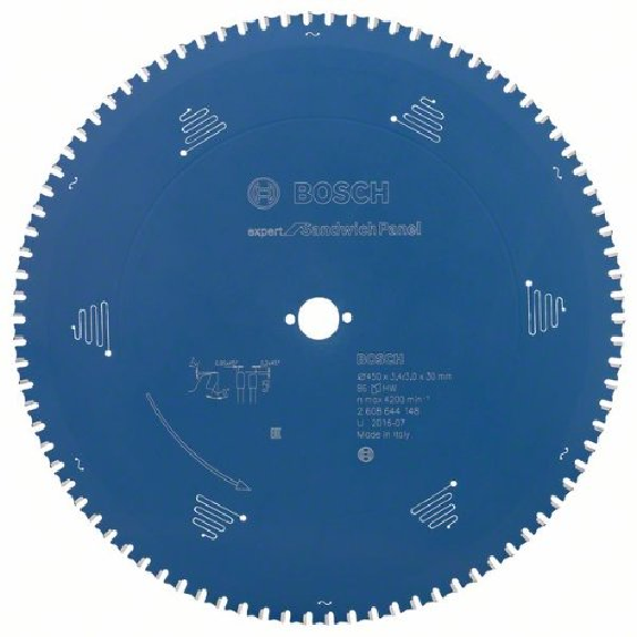 Kreissägeblatt Expert for Sandwich Panel, 450 x 30 x 3,4 mm, 86-Beschreibung lesen