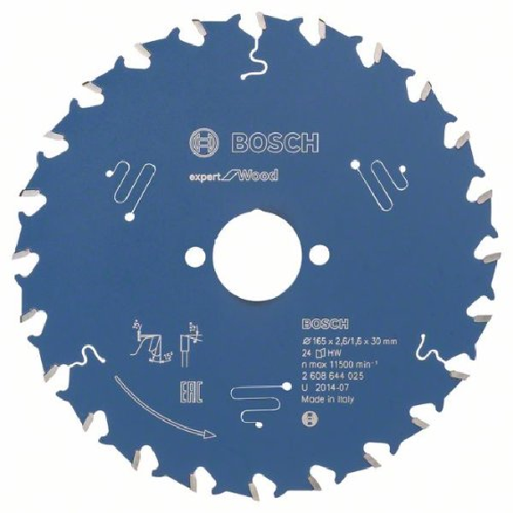 Kreissägeblatt Expert for Wood, 165 x 30 x 2,6 mm, 24-Beschreibung lesen