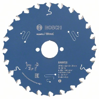 Kreissägeblatt Expert for Wood, 165 x 30 x 2,6 mm, 24-Beschreibung lesen