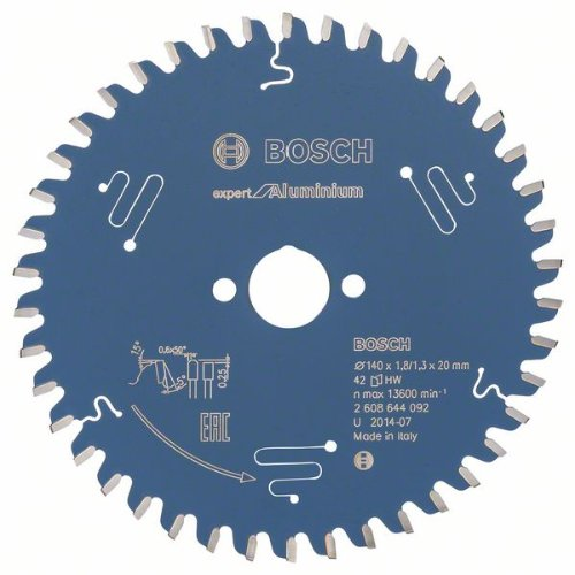 Lame de scie circulaire Expert pour aluminium, 140 x 20 x 1,8 mm, 42-Lire la description