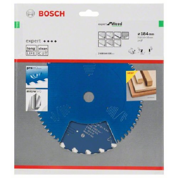 Kreissägeblatt Expert for Wood, 184 x 16 x 2,6 mm, 24 Kreissägeblatt Expert for Wood, 184 x 16 x 2,6 mm, 24-Beschreibung lesen