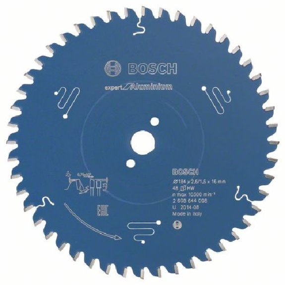 Lame de scie circulaire Expert pour aluminium, 184 x 16 x 2,6 mm, 48-Lire la description