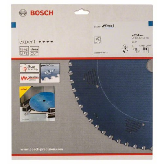 Kreissägeblatt Expert for Steel, 254 x 25,4 x 2,6 mm, 60 Kreissägeblatt Expert for Steel, 254 x 25,4 x 2,6 mm, 60-Beschreibung lesen