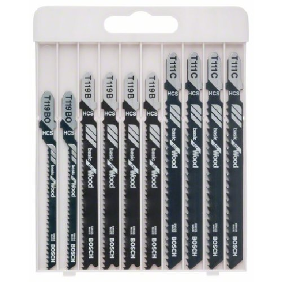 Stichsägeblatt-Set Basic for Wood, 10-teilig Stichsägeblatt-Set Basic for Wood, 10-teilig-Beschreibung lesen