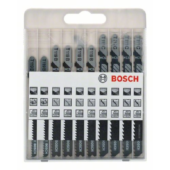 Stichsägeblatt-Set Basic for Wood, 10-teilig Stichsägeblatt-Set Basic for Wood, 10-teilig-Beschreibung lesen