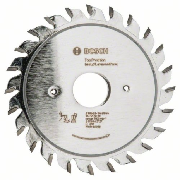 Vorritzblatt Top Precision Best for Laminated Panel, 100 x 20 x 2,8 - 3,6 mm-Beschreibung lesen