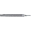 Werkstattfeile DIN 7261 E 150mm Hieb 1 halbrund-spitz