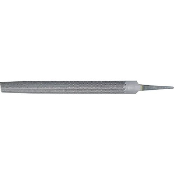 Lime d'atelier format DIN 7261 E 200mm taille 2 demi-rond-pointe-Leggi tutto