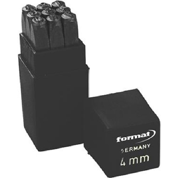 Jeu de numéros de poinçon de format SH 5mm-Lire la description
