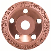 Hartmetalltopfscheibe, 115 x 22,23 mm, grob, schräg