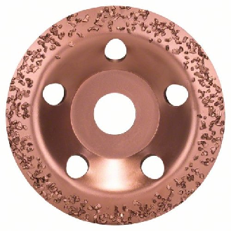 Hartmetalltopfscheibe, 115 x 22,23 mm, grob, schräg-Beschreibung lesen