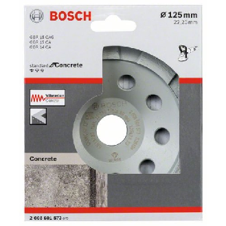 Diamanttopfscheibe Standard for Concrete, 125 x 22,23 x 5 mm-Beschreibung lesen