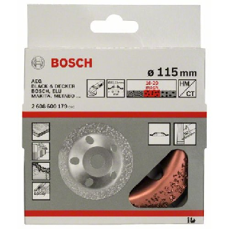 Hartmetalltopfscheibe, 115 x 22,23 mm, mittel, schräg-Beschreibung lesen