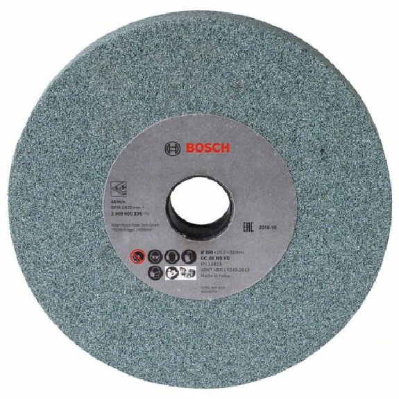 Schleifscheibe für Doppelschleifmaschine, 200 mm, 32 mm, 46 Schleifscheibe für Doppelschleifmaschine, 200 mm, 32 mm, 46-Beschreibung lesen