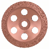 Hartmetalltopfscheibe, 180 x 22,23 mm, mittel, flach