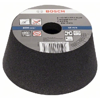 Schleiftopf, konisch-Stein/Beton 90 mm, 110 mm, 55 mm, 60-Beschreibung lesen