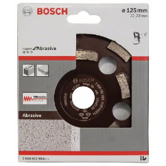 Diamanttopfscheibe Expert for Abrasive, 50 g/mm, 125 x 22,23 x 4,5 mm-Beschreibung lesen