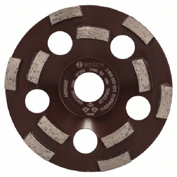 Diamanttopfscheibe Expert for Abrasive, 50 g/mm, 125 x 22,23 x 4,5 mm-Beschreibung lesen