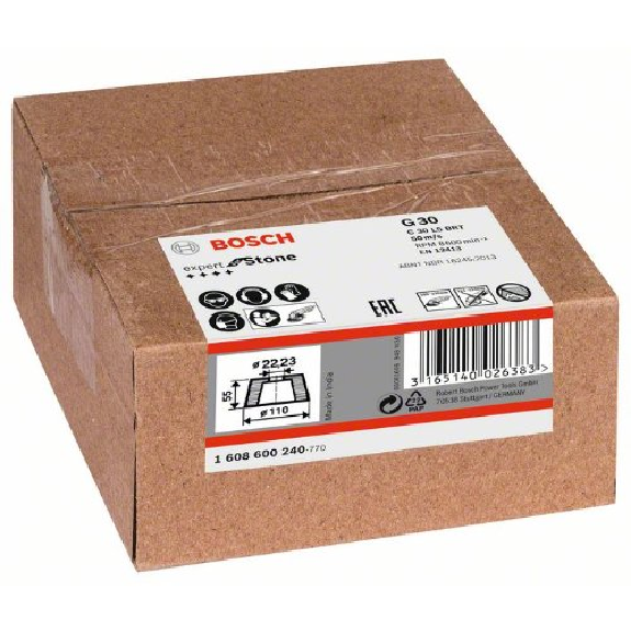 Schleiftopf, konisch-Stein/Beton 90 mm, 110 mm, 55 mm, 36-Beschreibung lesen