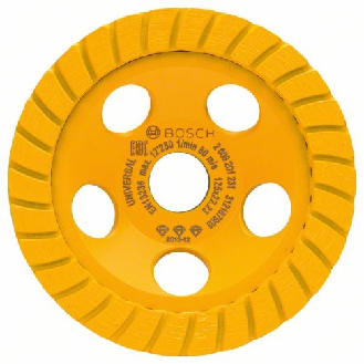 Diamanttopfscheibe Best for Universal Turbo, 125 x 22,23 x 5 mm, gelb-Beschreibung lesen