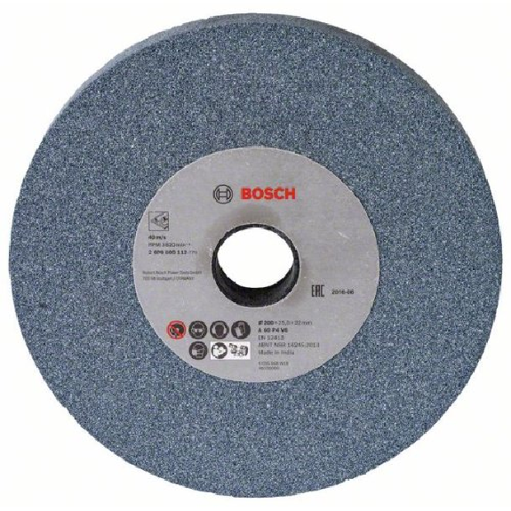 Schleifscheibe für Doppelschleifmaschine, 200 mm, 32 mm, 60 Schleifscheibe für Doppelschleifmaschine, 200 mm, 32 mm, 60-Beschreibung lesen