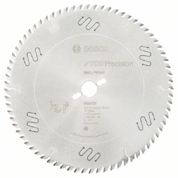 Kreissägeblatt Top Precision Best for Wood, 315 x 30 x 3,2 mm, 72-Beschreibung lesen