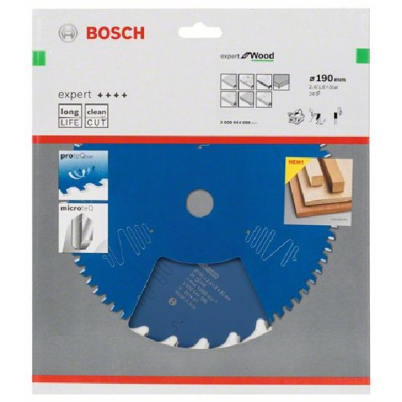 Kreissägeblatt Expert for Wood, 190 x 2,4 mm, 24 Kreissägeblatt Expert for Wood, 190 x 2,4 mm, 24-Beschreibung lesen