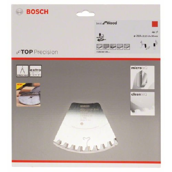 Kreissägeblatt Top Precision Best for Wood, 210 x 30 x 2,3 mm, 48-Beschreibung lesen