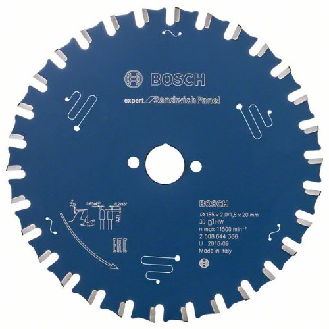 Disco de sierra circular Expert para Panel Sandwich 165x2.0x20 mm 30 z - BOSCH 2608644366-Leer más