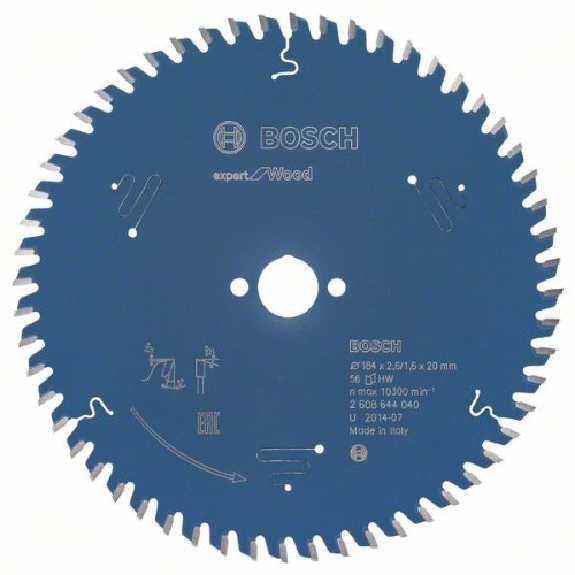 Kreissägeblatt Expert for Wood, 184 x 20 x 2,6 mm, 56 Kreissägeblatt Expert for Wood, 184 x 20 x 2,6 mm, 56-Beschreibung lesen