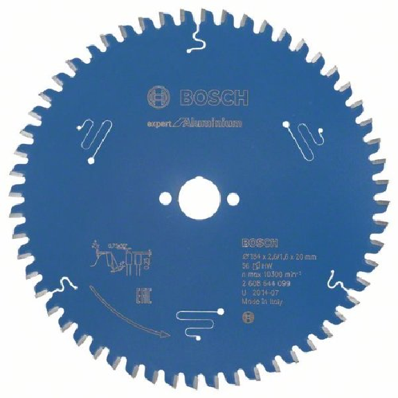 Lame de scie circulaire Expert pour aluminium, 184 x 20 x 2,6 mm, 56-Lire la description