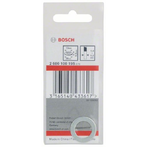 Reduzierring für Kreissägeblätter, 20 x 13 x 1,2 mm-Beschreibung lesen