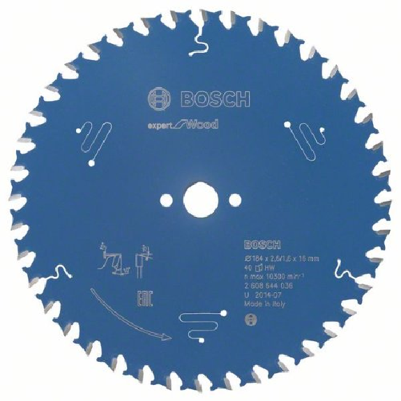 Kreissägeblatt Expert for Wood, 184 x 16 x 2,6 mm, 40-Beschreibung lesen
