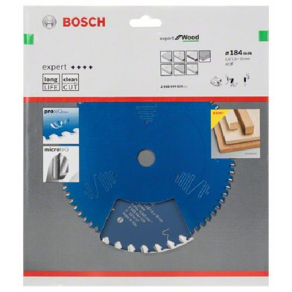 Kreissägeblatt Expert for Wood, 184 x 16 x 2,6 mm, 40-Beschreibung lesen