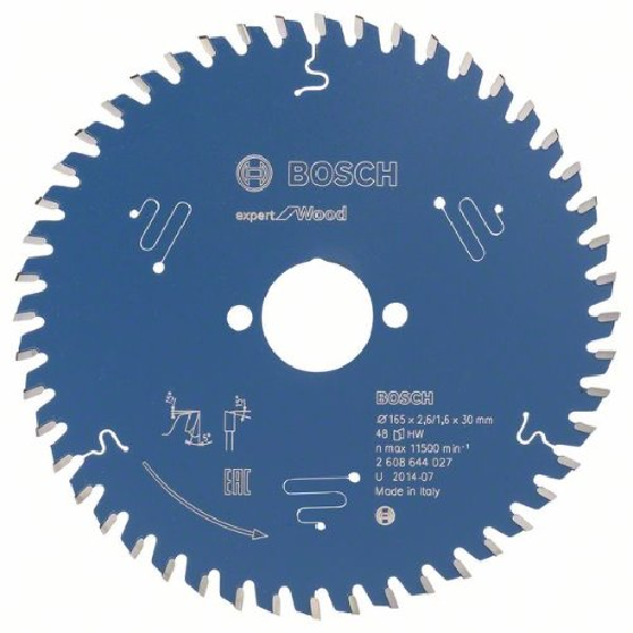 Kreissägeblatt Expert for Wood, 165 x 30 x 2,6 mm, 48 Kreissägeblatt Expert for Wood, 165 x 30 x 2,6 mm, 48-Beschreibung lesen