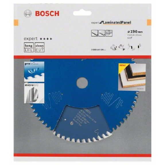 Kreissägeblatt Expert for Laminated Panel, 190 x 20 x 2,6 mm, 60-Beschreibung lesen