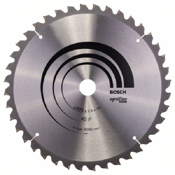 Kreissägeblatt Optiline Wood für Kapp- und Gehrungssägen, 305 x 30 x 2,5 mm, 40 Kreissägeblatt Optiline Wood für Kapp- und Gehrungssägen, 305 x 30 x 2,5 mm, 40-Beschreibung lesen