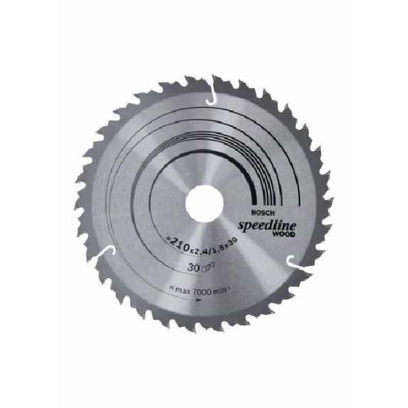 Kreissägeblatt Speedline Wood, 210 x 30 x 2,4 mm, 30-Beschreibung lesen