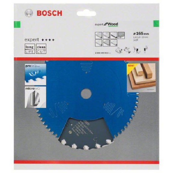 Kreissägeblatt Expert for Wood, 165 x 20 x 2,6 mm, 24-Beschreibung lesen
