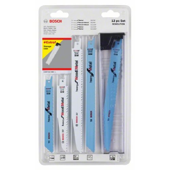 Säbelsägeblatt-Set Demolition, 12-teilig Säbelsägeblatt-Set Demolition, 12-teilig-Beschreibung lesen